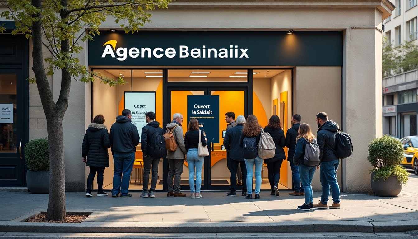 Illustration: Où trouver une agence bancaire ouverte le samedi selon votre région ?