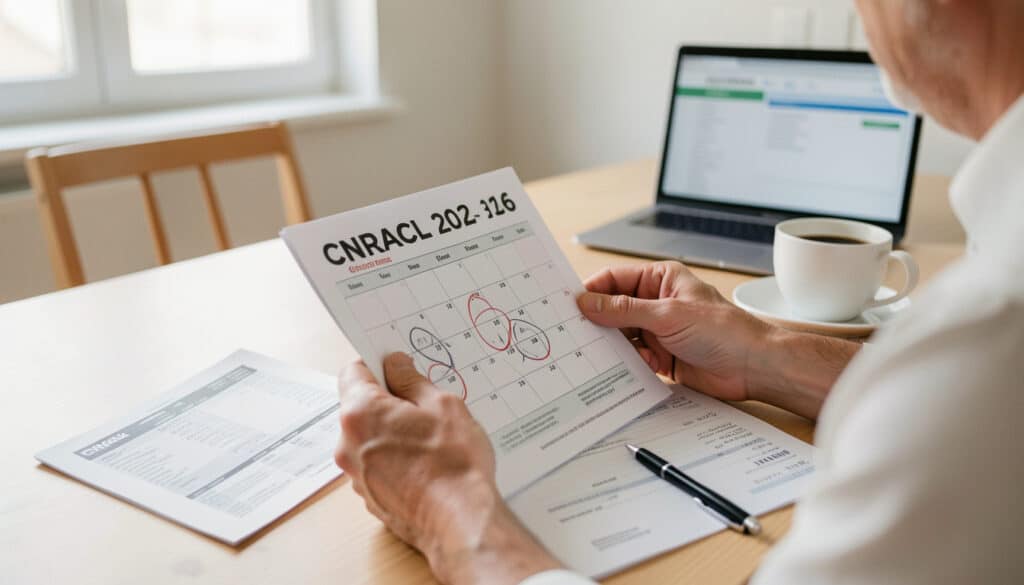 Calendrier de paiement CNRACL 2026 et dates de pension
